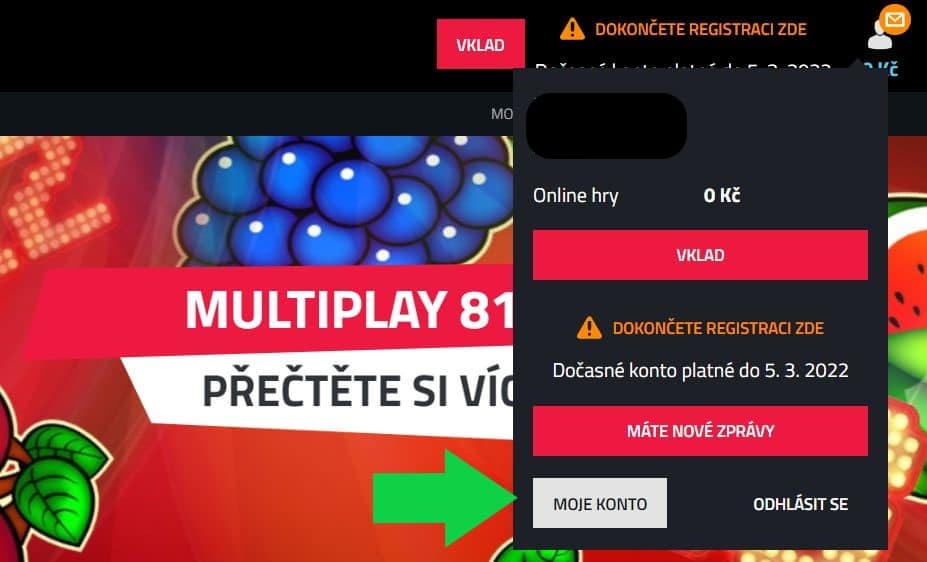 Kontaktní formulář Betor casina