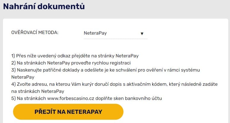 NeteraPay u Forbes casina