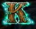 Symbol Písmeno K automatu Moonlight Fortune od SYNOT Games
