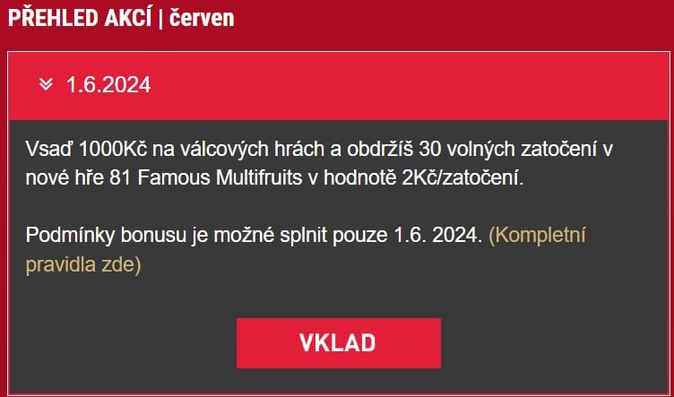Bonus mánie