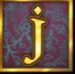 Symbol Písmeno J automatu Aladdin’s Treasure od Pragmatic Play